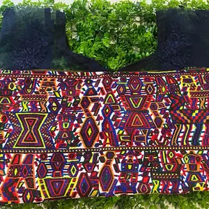 M|  Huipil Sublimado Indumentaria Maya Ixil de Guatemala Traditional Design for Cultural Events and Authentic Maya Ixil Clothing Women's Summer Top Blouse