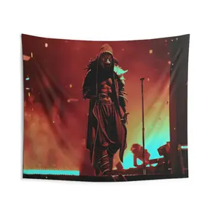 Sleep Token “Even in Arcadia” Live Performance Tapestry – Ethereal Band Art Print, Moody Gothic Wall Decor, Alternative Metal