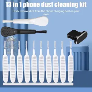 Bay Cell Phone Charging Port Dust Plug for iPhone 14 13 Pro Max Port Cleaner Kit Computer Keyboard Cleaner Tool Cleaner Brush