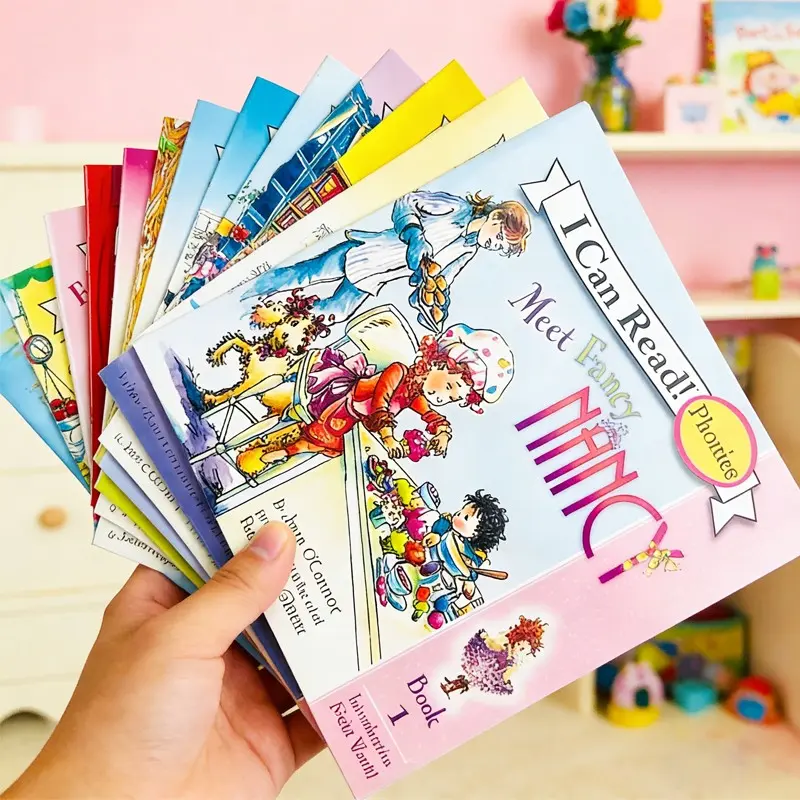 I can read Nancy Storybook Series, Childrens Book, Kindergarten Books, 12-Book Set, Early Reading & Vocabulary Learning, Perfect Gift for Kids, Ideal for Home & School Use