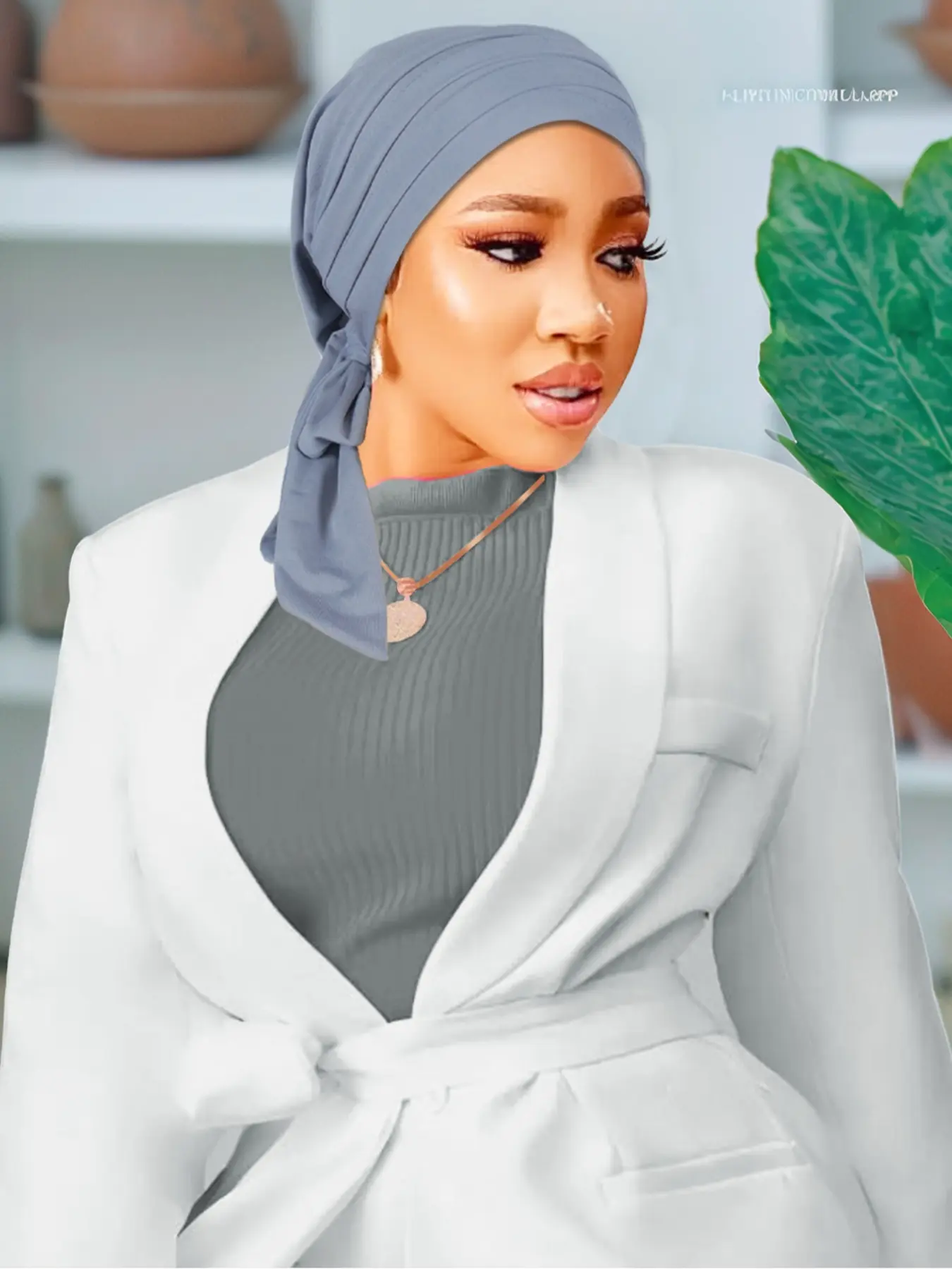 Women's Elegant Lightweight Headscarf Hat, Versatile Style Suitable for Religious Occasions & Daily Wear, Soft Touch Accessory, Turban Hijab, Head Wrap Turban, Fashion Turban, Turban Wraps, Head Scarf Turbans
