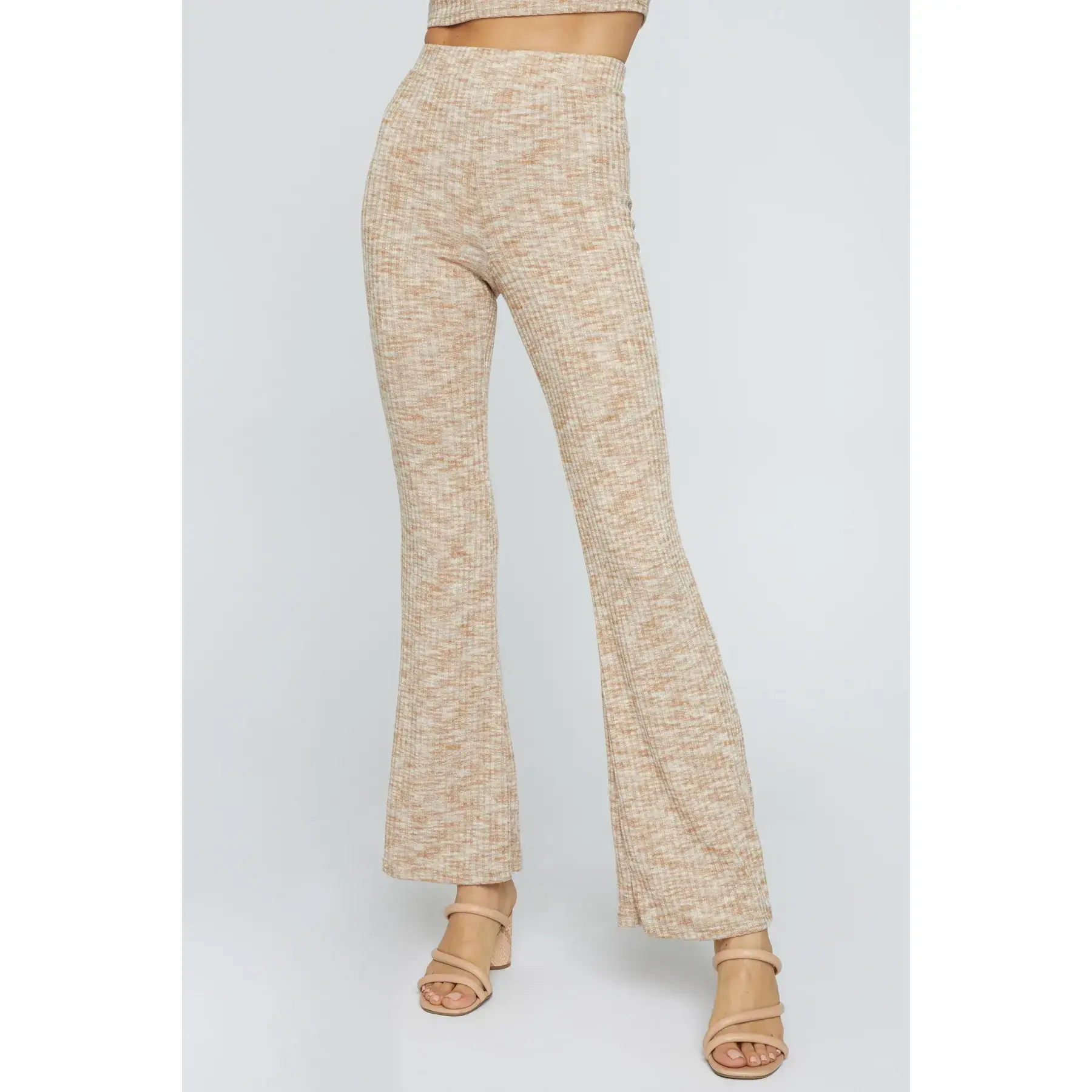 Women's Knit Bell Bottom Pants - P1847
