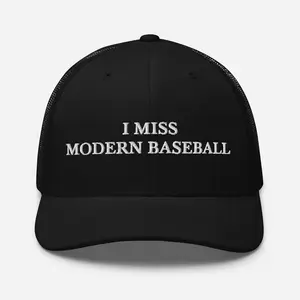 I Miss Modern Baseball Hat, Embroidered Adjustable Structured Trucker Hat Baseball Cap