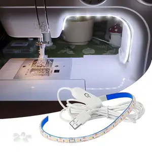 USB Powered LED Sewing Machine Light Strip, Touch Dimmable, Compatible with All Sewing Machines, 5v Energy Saving, Mirror Lighting