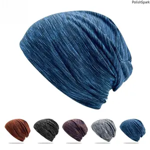 Unisex Slouchy Knit Beanie Hat - Soft, Breathable Turban Cap for Men and Women