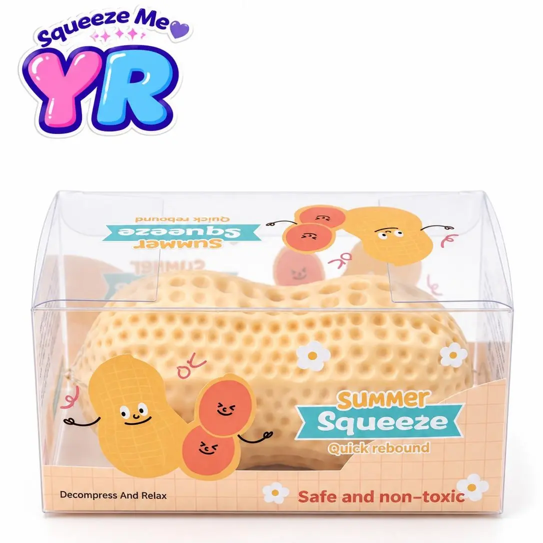 YR Crunchy Squishy – Peanut, Potato, Soap, Pudding & Color Changing Mango Stress Relief Toys