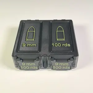 9 mm Ammo Box – 100 Round Capacity | Snaplock Modular Storage Case
