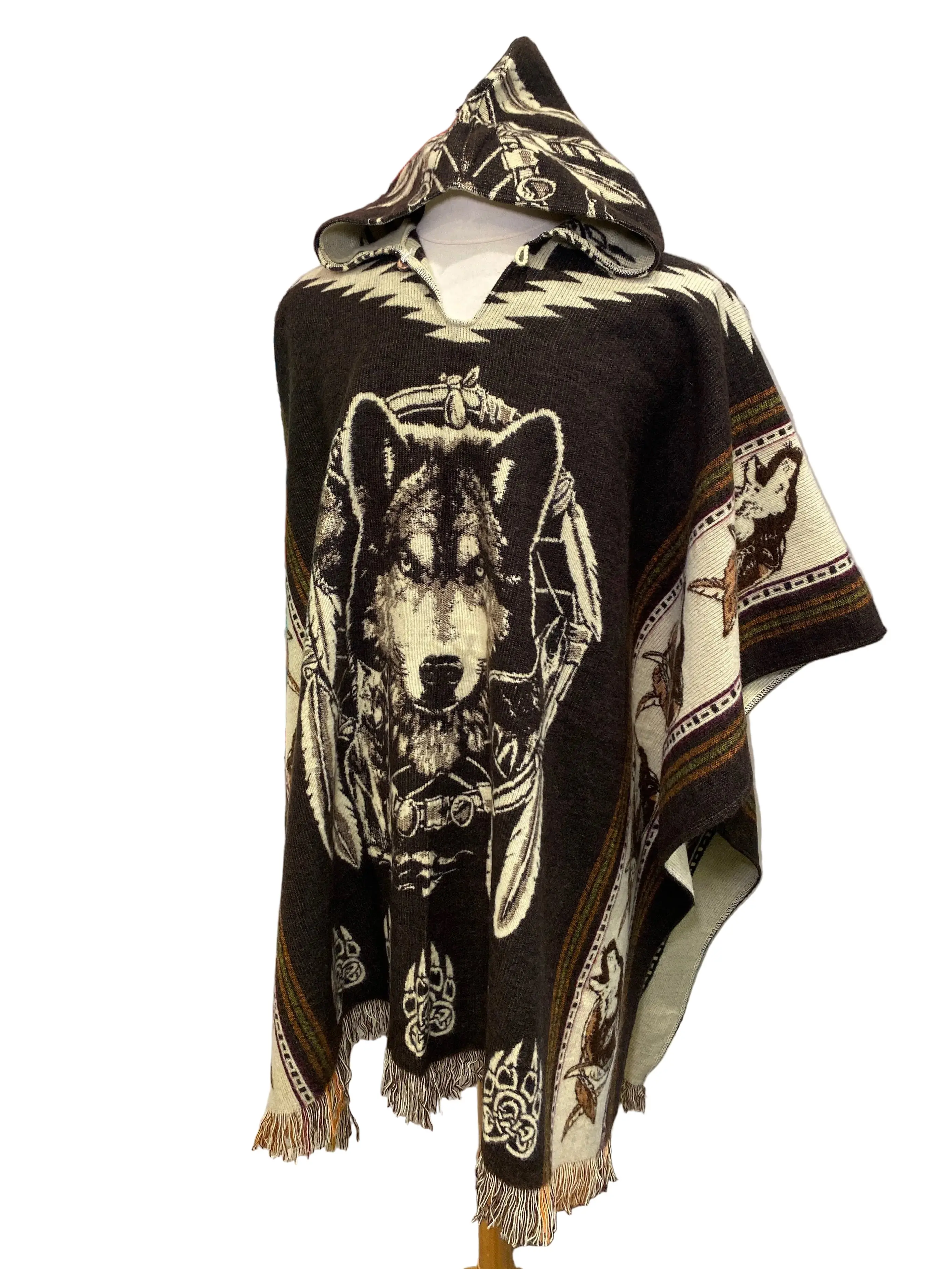 Wolf 🐺 feather 🪶 Poncho