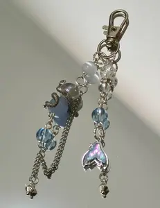 LOTTJERORY strawberry Pendant Angel Phone Bags Chain Keychain for Girls Cute Accessories Gift for Girl and Women