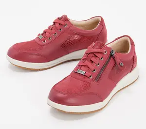 Revere Slip-Resistant Leather Lace-Up Sneakers - Boston