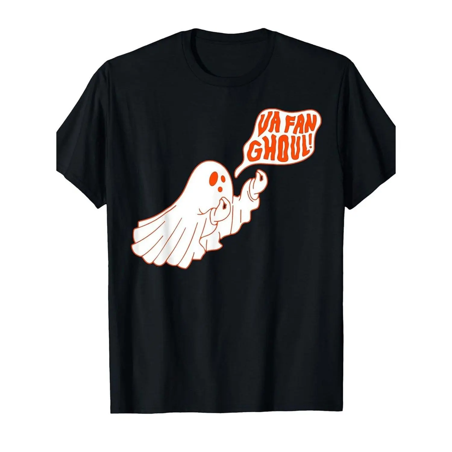 Va Ghoul Pattern Graphic T Shirt Premium Casual Tee Top Fashionable Shirt for Everyday Wear Streetwear Style