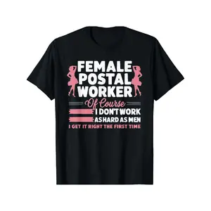 [Mail Carrier T-Shirt for Women] Postal Worker Mail Lady Post Officer Mail Carrier Mail Woman T-Shirt