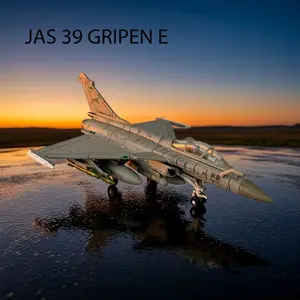 1:72 Scale Rafale Plane Model with Base, Durable Plastic, Adult Collectible, Desk Decor, Office Decoration, Gift for Aviation Enthusiasts, Model Aircraft