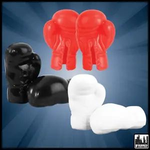 Set of 3 Pairs of Boxing Gloves for WWE & AEW Wrestling Action Figures