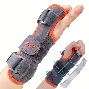 Wrist Support for Carpal Tunnel with Adjustable Straps And a Metal Splint Stabilizer - Suitable for Both Men And Women, Fits Both Right And Left Hands.
