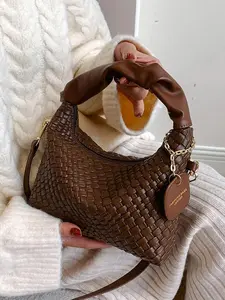 Fashionable Snakeskin Pattern Designer Bag, New Fashion for Women, Elegant Bags, Casual Trendy Versatile High-quality Daily Commuting Bag, Girl Fashionable Shopping Bag