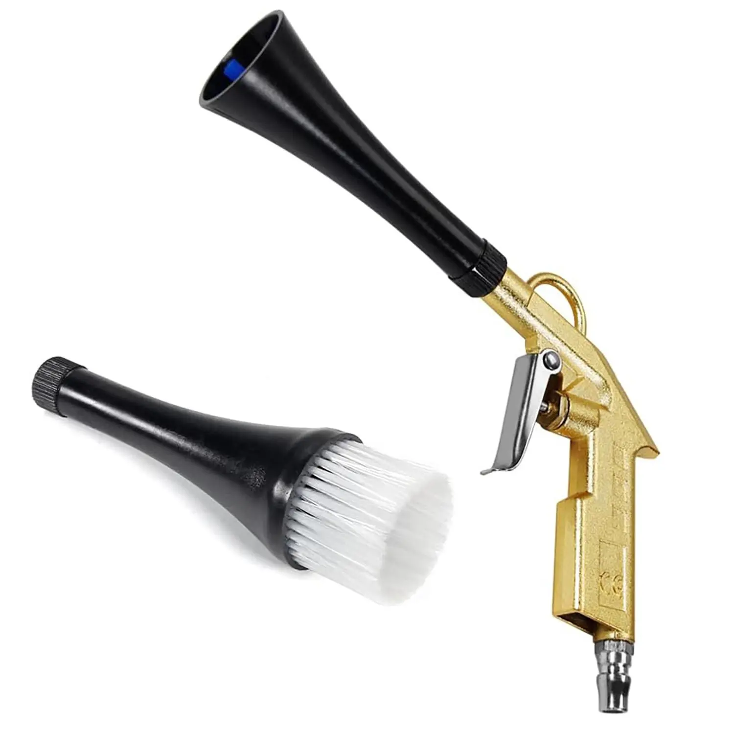 High-pressure Car Detailing Upholstery Cleaning Tool, Car Dust Cleaner Duster, Air Compressor Attachment, Air Blow Dust Removal Tool for Car Interior