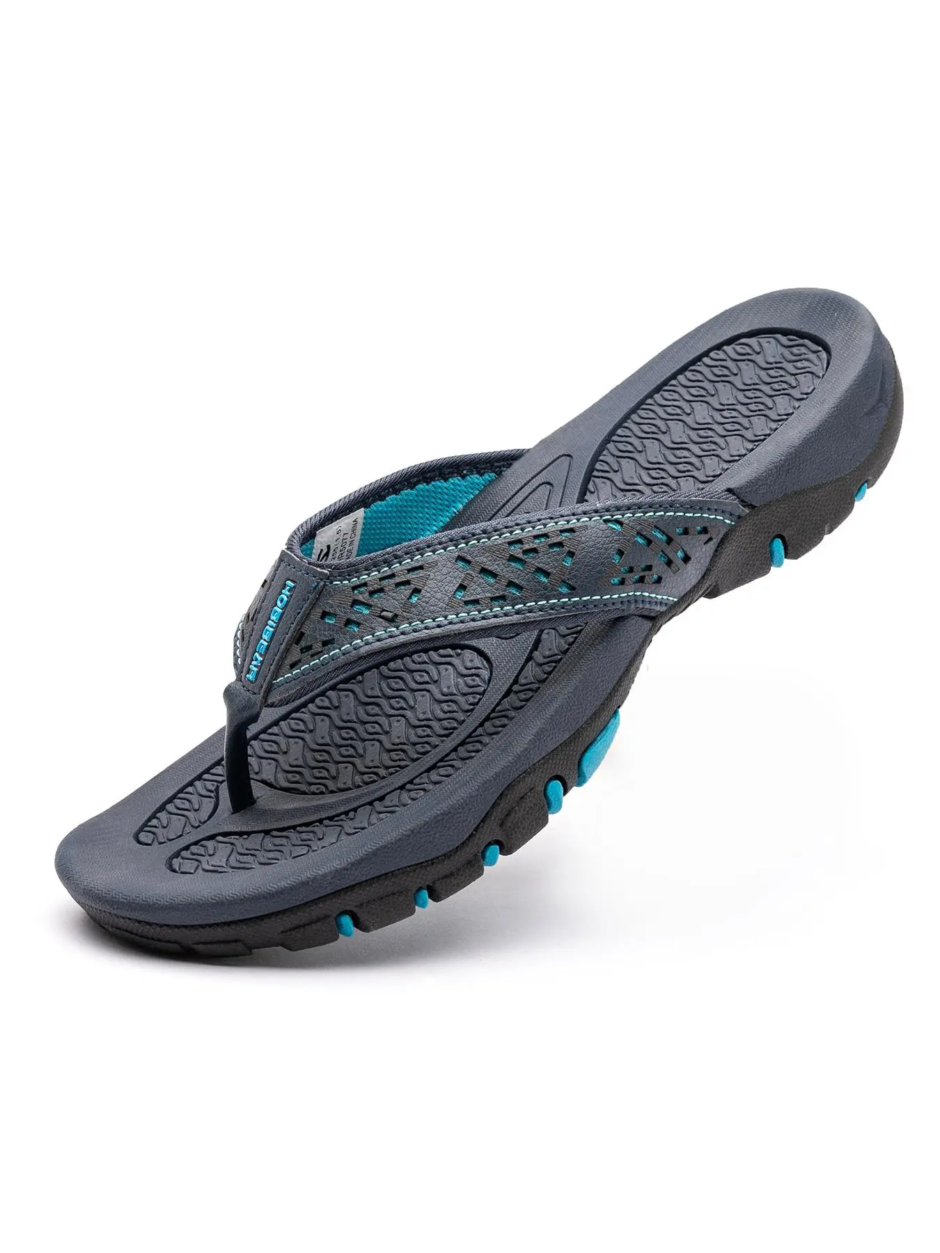 HOBIBEAR Men's sandals, slippers, cross-border new breathable men's beach shoes, summer casual open toe flip flops, Lightweight Breathable Sandals