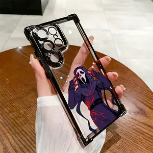 Cartoon Ghost 3 Phone Case Compatible with for samsung for galaxy S25 S24 S23 S22 S21 FE Ultra Plus 4G 5G, Shockproof Transparent Soft Back