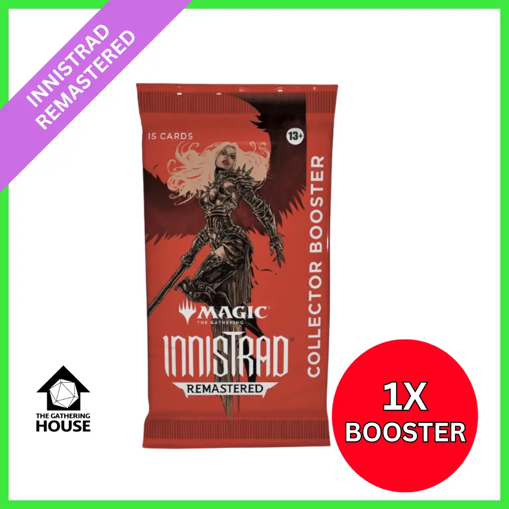 1x, 3x, 6x - Innistrad Remastered - Collector Booster Pack - Innistrad  Remastered (INR) - MTG - Magic the Gathering - TikTok Shop