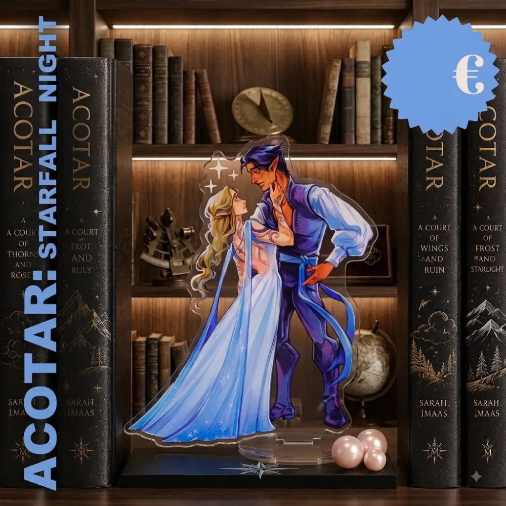 ACOTAR Starfall Acrylic Standee Night Court Fae Couple Bookshelf Decor Starfall Fan Gift 8