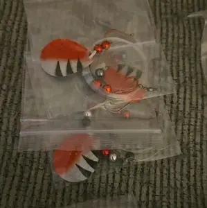 custom trolling or casting buckeye perch walleye crawler harness double hook