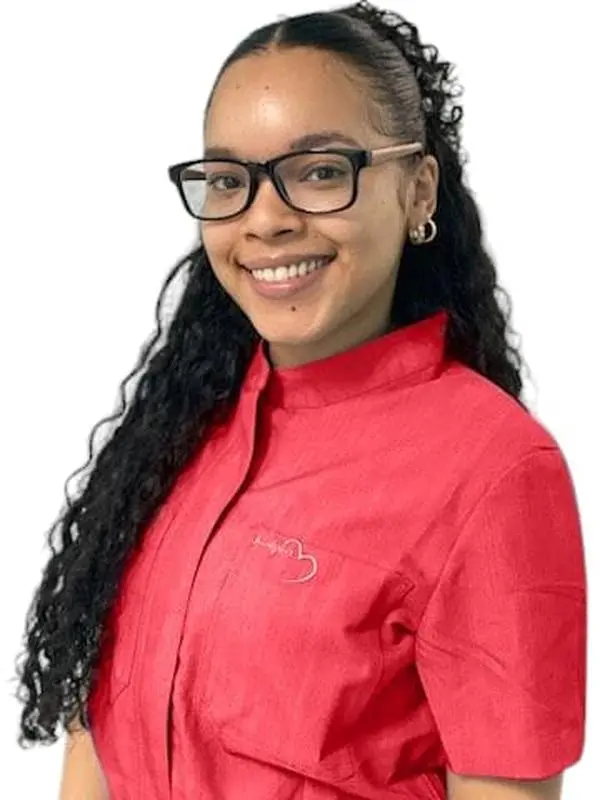 House of Scrubs Women's Candy Red Romper Jumpsuit - Fitted Short Sleeve Summer Uniform for Healthcare Professionals - Womenswear