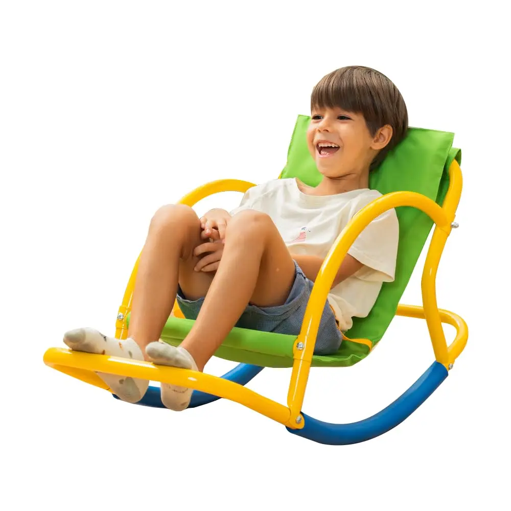 PLATPORTS Kids Sensory Rocking Chair for Balance Training, Autism & ADHD, Montessori Indoor Active Play Toy