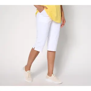 Denim & Co. Regular Duo Stretch Skimmer with Pockets