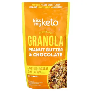 Kiss My Keto Granola, Peanut Butter & Chocolate , 9.5 oz (270 g)