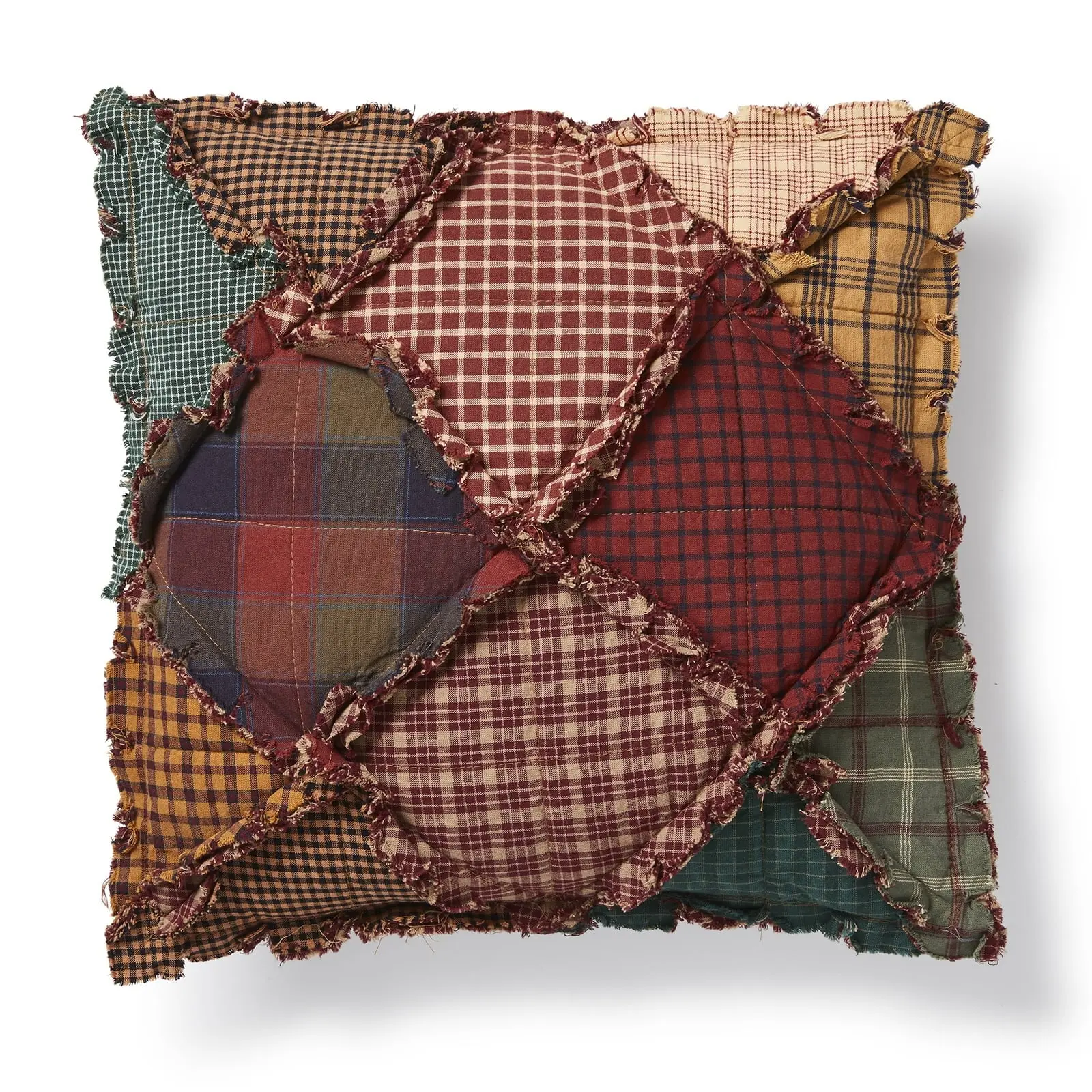 American Heritage Textiles 21701 15 x 15 in. Campfire Decorative Pillow, Multi Color