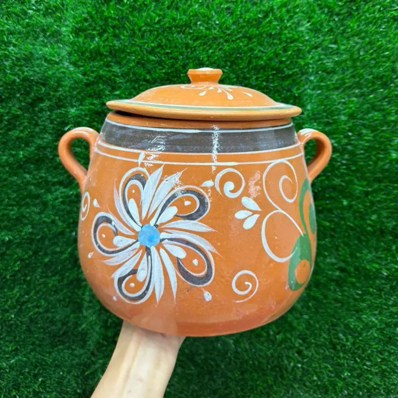 Tonalá Clay Bean Pot 5 Litros (Set 1 pieza).