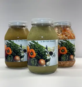 Le Bon Gout Seasoning Haitian Epis Bundle: Organic Green Seasoning, Meat Marinade & Pikliz - Authentic Caribbean Flavors, Low-Sodium, Gluten-Free, Easy Meal Prep Natural Vegetable