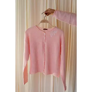 Sorority Light Pink Cardigan