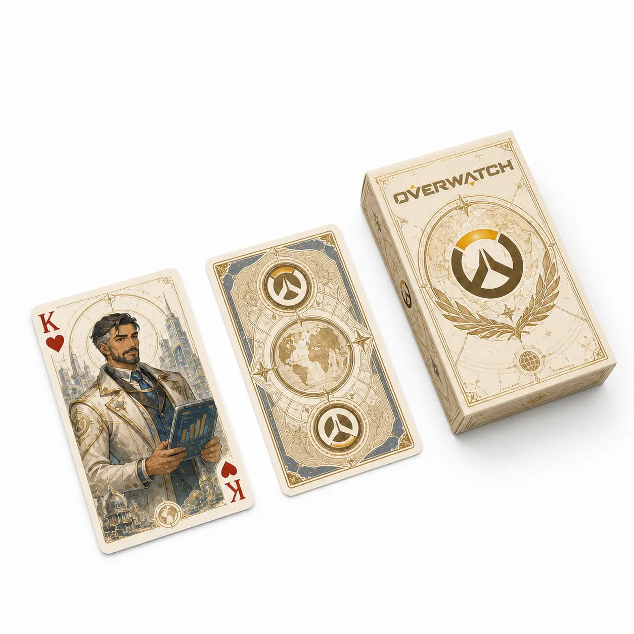 Overwatch Playing Cards, Tracer Mercy Heroes Card Deck, Game Night and Gaming Collection, Gift for Overwatch Players and Hero Shooter Gamers