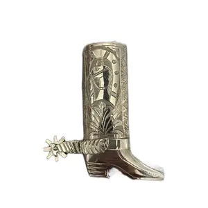 Bota encendedor para cinturón silver boots