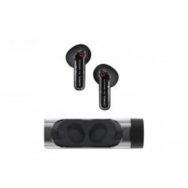 Kik_Sleek Capsule Design TWS Bluetooth Wireless Earbuds Ultimate Sound Superior Audio BW08 for Universal Cell Phone And Bluetooth Device (Black)
