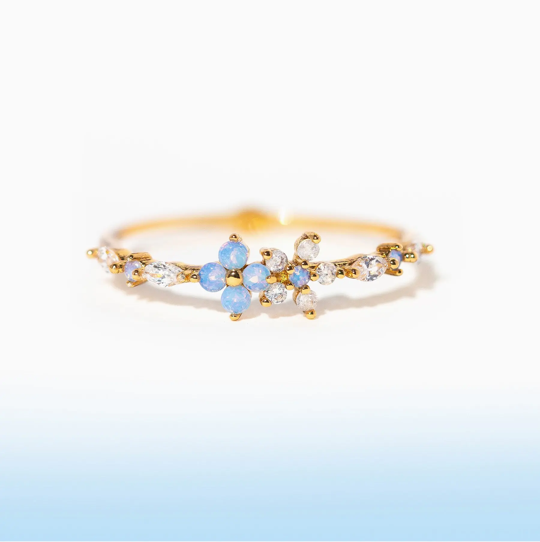Blue Blossom Garden Ring Blue Blossom Garden Ring