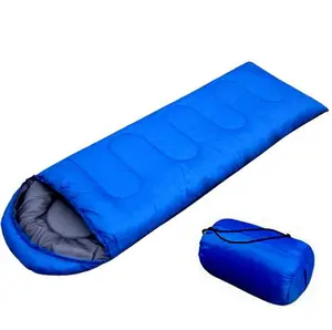 2026 model upgraded outdoor camping envelope-style sleeping bag for spring, summer and autumn seasons. It is waterproof and warm, suitable for adults to use.