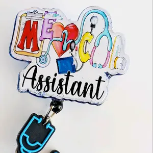 Medical Assistant Retractable badge holder