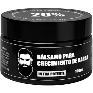 Beard Stimulant, Ultra Powerful Beard Growth Balm, Beard Cream, Beard Growth Balm, Thicker, Fuller Beard & Hair 100ml/3.5oz (1)