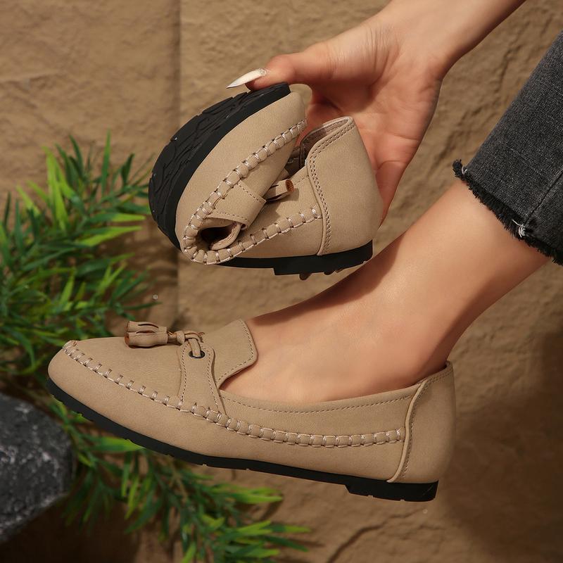 Loafers for Women Slip On Flats Comfortable Business Dressy Casual Non Slip Work Walking Office Loafers Shoes Suitable for All Seasons