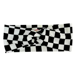 Twist Headband - Classic Checker