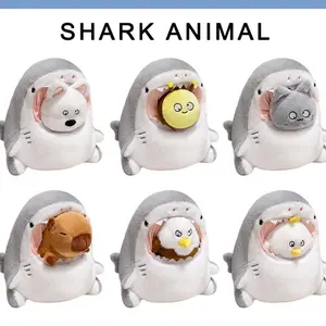 Shark Dog Shark Cat Shark Cardi Alpaca Transformation Plush Toy, Tiktok Style, Soft Stuffed Animal, Perfect Gift for Kids