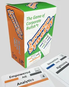 Leverage Synergy - The Card Game Mocking Corporate Buzzwords - Fun, Easy, 2-4 Players