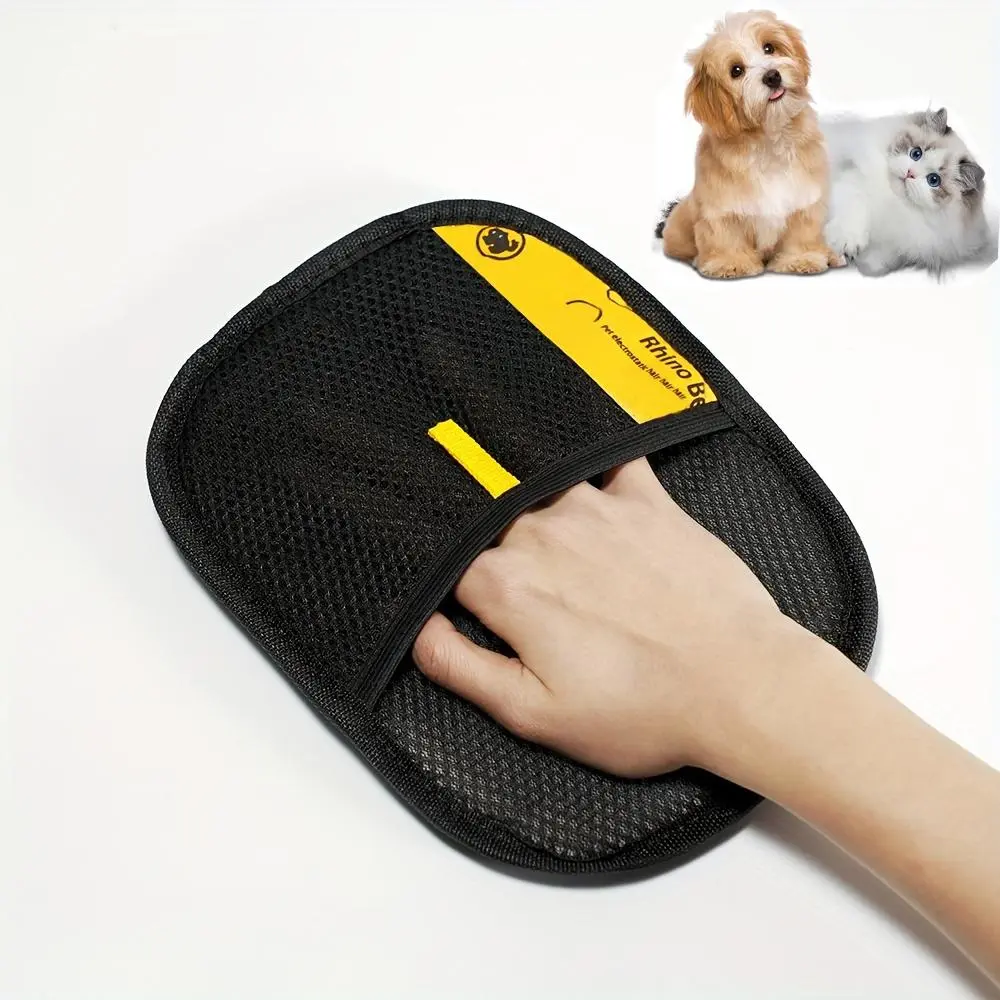 1-2 Pack Pet hair remover Electrostatic gloves Two-way brush sticky hair remover Cat hair dog hair glover