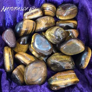 Natural Tiger Eye Tumbled Stone Natural Tiger Eye Tumbled Stone