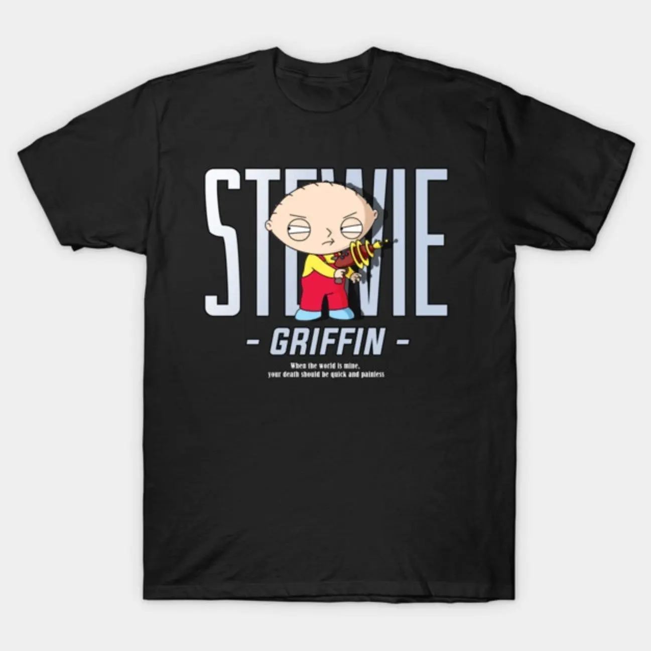 [LIMITED] Women's Stewie Griffin Short-Sleeve Casual T-Shirt, Soft Simple Fabric Streetwear Top, All-Seasons Athletic Outdoors Christmas Apparel, Cold Wash Safe IRB