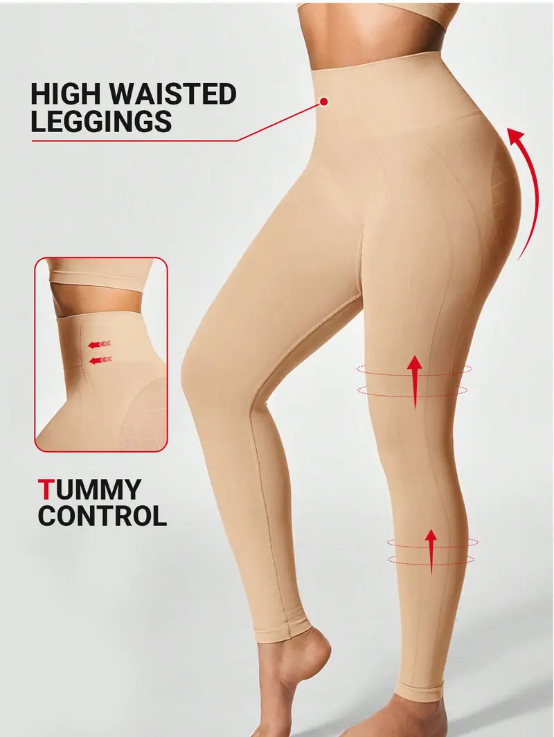 Product Introduction of VVL Women's Yoga Leggings High-Waist Seamless Regular-Length Pants Comfortable Casual Sportswear Basic Style for Everyday Wear 6