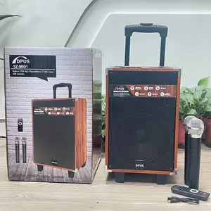 Bluetooth-compatible Speaker Dual Mic K-Sing System, Portable Handle Design, Includes Remote Control and Data Cable, Ideal for Parties and Outdoor Activities